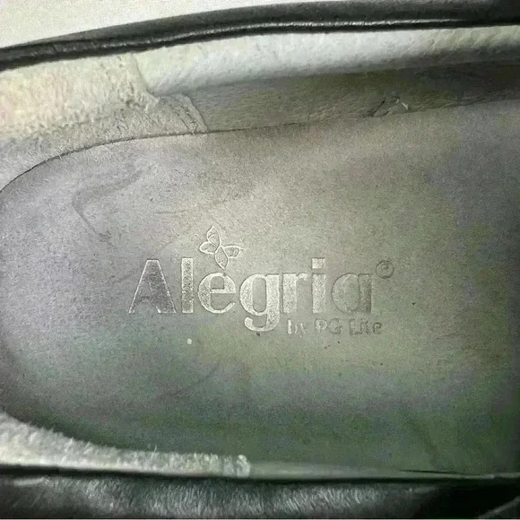 Lightly used  TRAQ BY ALEGRIA "QIN" WOMENS SMART WALKING SHOES BLACK - Picture 11 of 13
